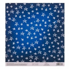 Бумага для скрапбукинга с клеевым слоем "Звездное небо", 20*21,5 см, 250 г/м2